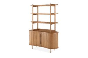 Harper Small Sideboard with Small Shelving Unit 10