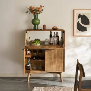 Seb Bar Cabinet, Tall 0
